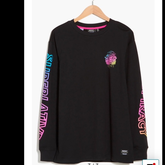 WeSC Kendrick Mushroom Castle Long
Sleeve T-Shirt, Black, Medium, NWT - Picture 4 of 5